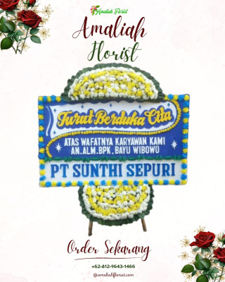 Papan Bunga Duka di Jati Mudik