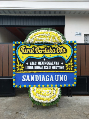 Papan Bunga Duka di Jati Mudik